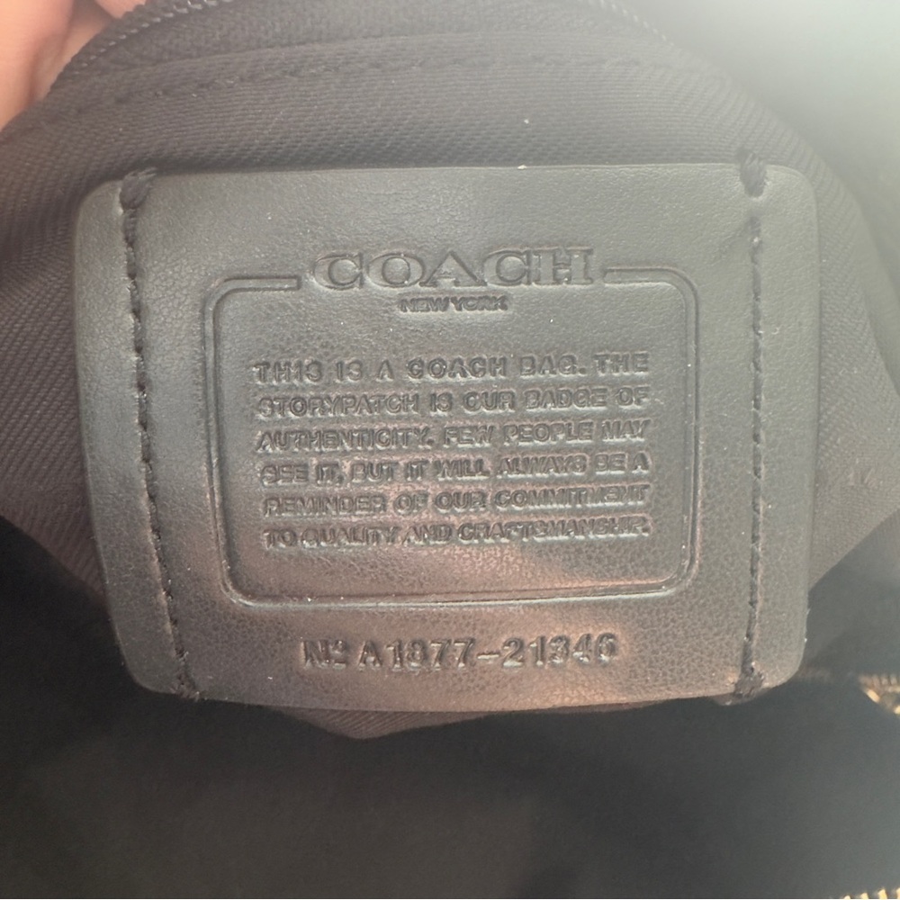 Coach Fulton satchel bag - pebble leather - Picture 6 of 6